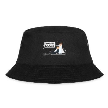Game Over Drunk homme de mariage - Bob - noir - Devant - Lela (165cm)
