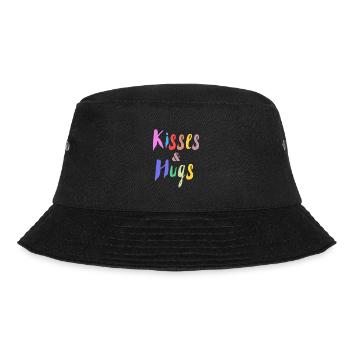 Design Kisses and Hug Colors - Bucket Hat - black - Front - Lela (165cm)