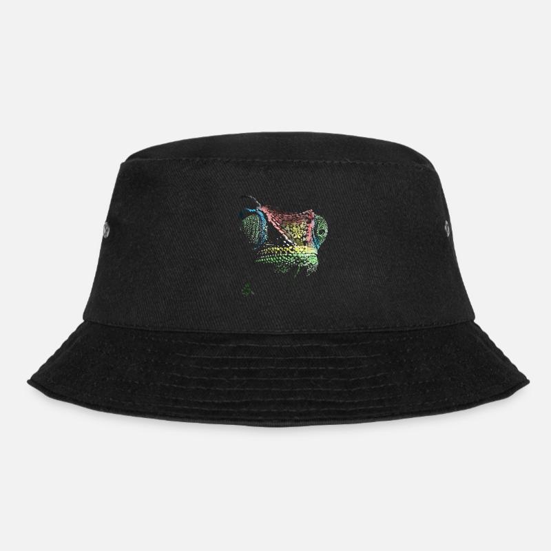 Chamäleon - Bucket Hat - Schwarz
