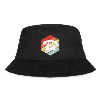 Phone Retro Vintage - Bucket Hat - black - Front - Lela (165cm)