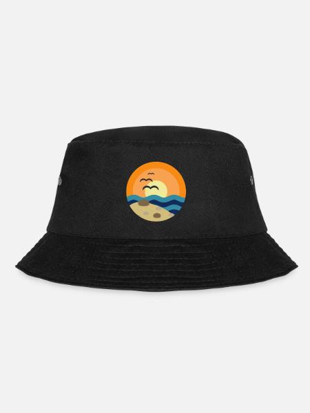 Beach - Bucket Hat - black