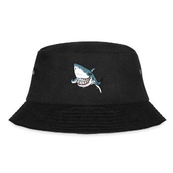 Tauch Dive Shark Hai - Bucket Hat - black - Front - Lela (165cm)