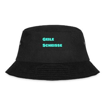 Geile Scheisse - Bucket Hat - Schwarz - Vorne - Lela (165cm)