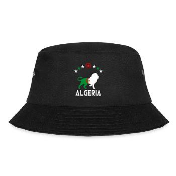 Algeria Lion Flags Design/ Gift - Bucket Hat - black - Front - Lela (165cm)