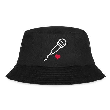 Singen - Bucket Hat - Schwarz - Vorne - Lela (165cm)
