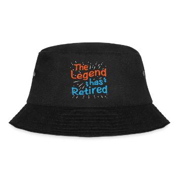 Retirement Legend - Bucket Hat - black - Front - Lela (165cm)