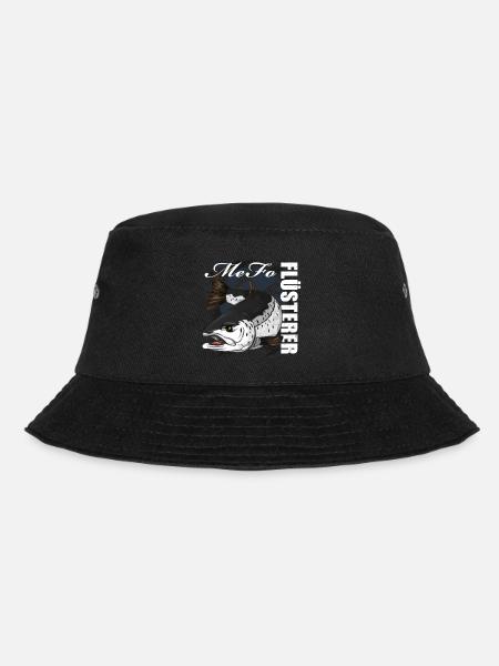 Meerforellen Flüsterer - Angeln - Bucket Hat - Schwarz