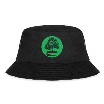 Bonzai Tree Small Nature Lovers Birthday Gift - Bucket Hat - black - Front - Lela (165cm)