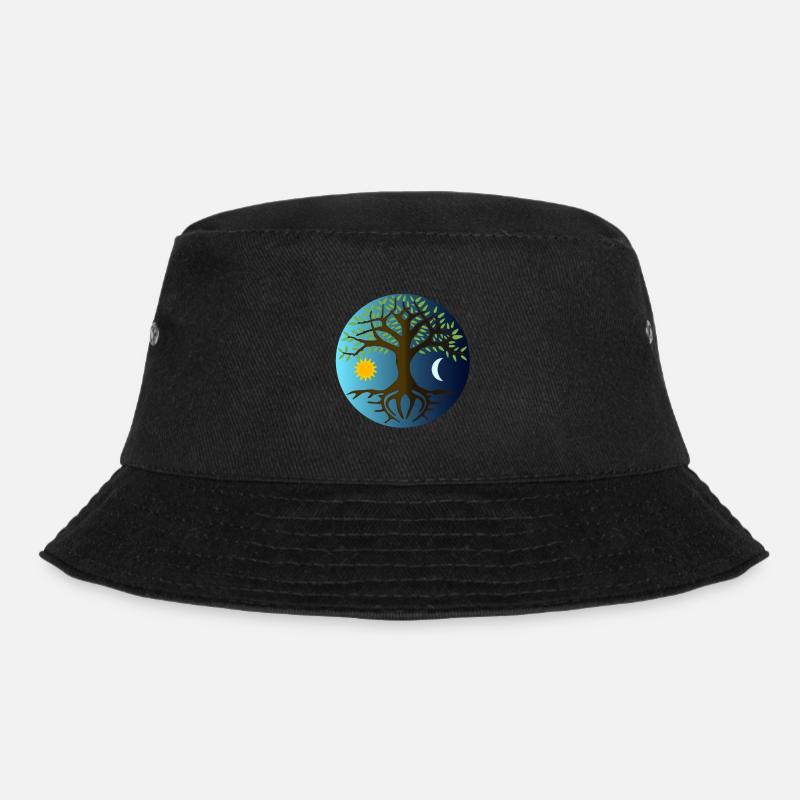 Yggdrasyl World Tree World Ash Mimameid Lärad - Bucket Hat - black