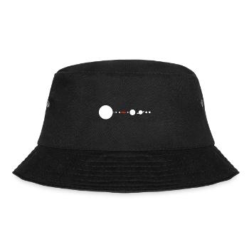 Tesla in Space Solar System SpaceX - Bucket Hat - black - Front - Lela (165cm)