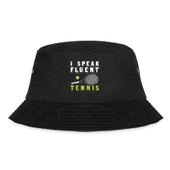 Tennis - Bucket Hat - Schwarz - Vorne - Lela (165cm)