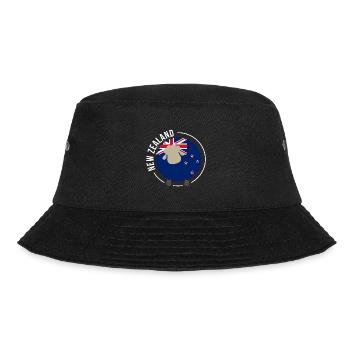 New Zealand sheep flag New Zealand gift - Bucket Hat - black - Front - Lela (165cm)