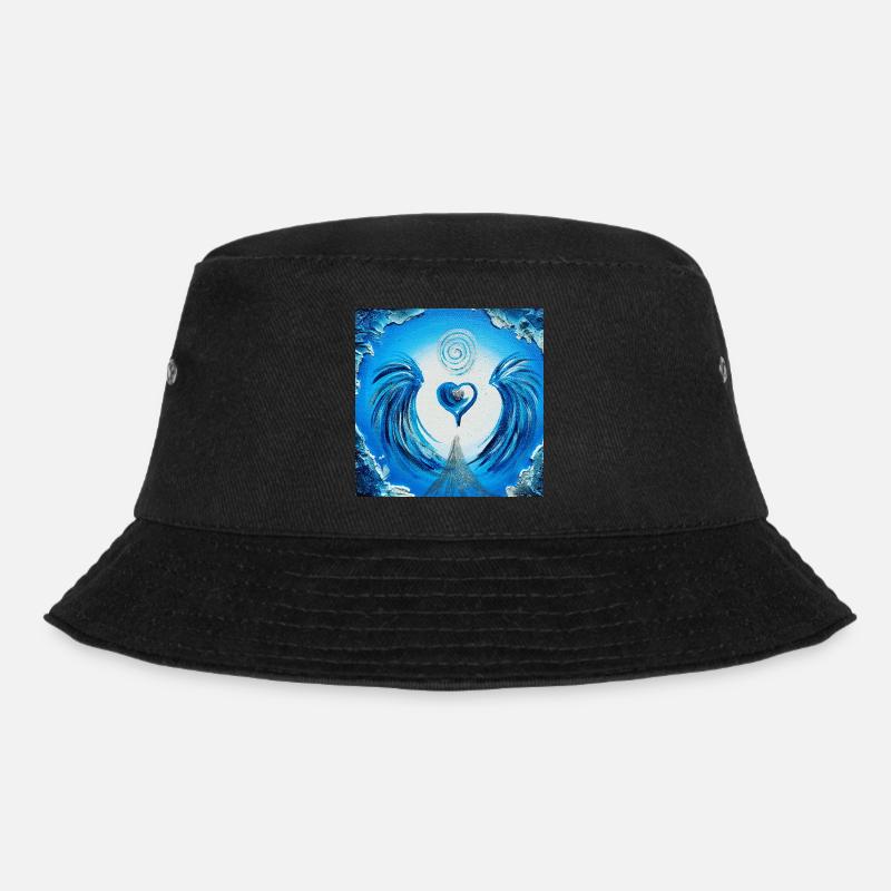 Herzengel der Vertiefung - Bucket Hat - Schwarz