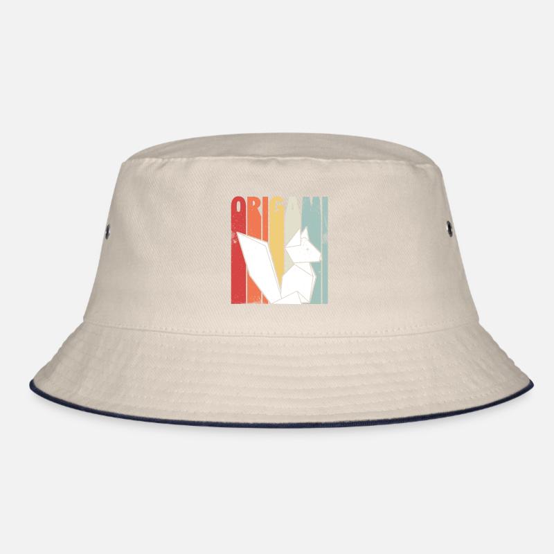 Origami fox | Paper fold animals gift ideas Bucket Hat