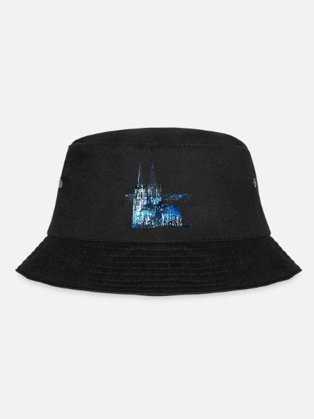 Köln Kölner Dom Cologne Deutschland Germany - Bucket Hat - Schwarz