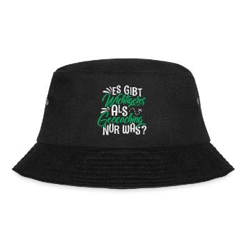 Geocaching Geocacher - Bucket Hat - Schwarz - Vorne - Lela (165cm)