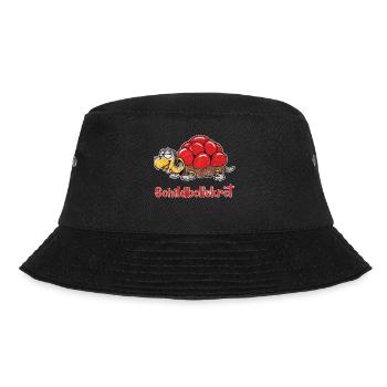 Schwarzwald Schildkröte "Schildbollekröt" Hilde - Bucket Hat - Schwarz - Vorne - Lela (165cm)