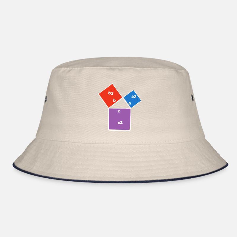 Pythagorean theorem triangle math lover poison Bucket Hat