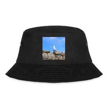 Möwe Norddeutschland - Bucket Hat - Schwarz - Vorne - Lela (165cm)