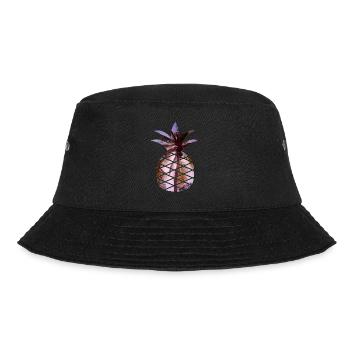 Pineapple palm trees leisure summer - Bucket Hat - black - Front - Lela (165cm)