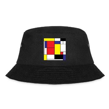 Idée cadeau vintage de symboles mathématiques art moderne - Bob - noir - Devant - Lela (165cm)