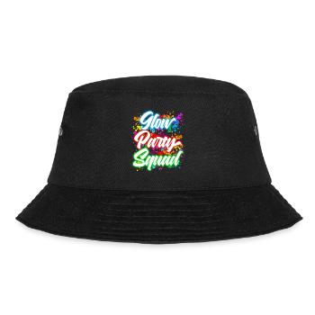 Freundschaft Ziele Glow Party Squad Neon Bright - Bucket Hat - Schwarz - Vorne - Lela (165cm)
