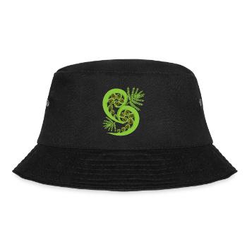 New Zealand Fern Koru Polynesian Tattoo-Geschenk - Bucket Hat - Schwarz - Vorne - Lela (165cm)