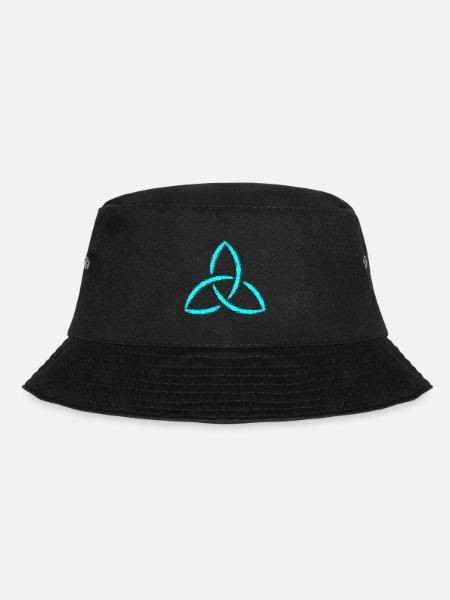Keltisches Symbol Triquetra Endlos Geschenk - Bucket Hat - Schwarz