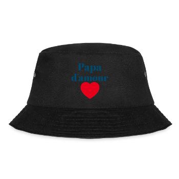 Papa d'amour à moi, je t'aime coeur - Bob - noir - Devant - Lela (165cm)