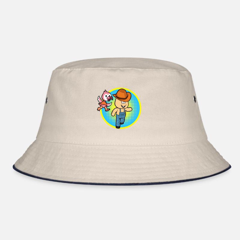Flamingo jagt Hick Bucket Hat