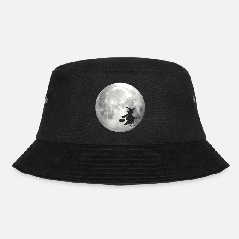Pleine lune avec sorcière - Bob - noir