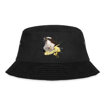 Fischadler - Bucket Hat - Schwarz - Vorne - Lela (165cm)
