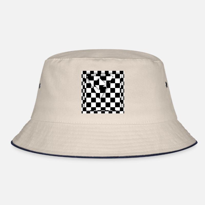 Game board checkered Bucket Hat