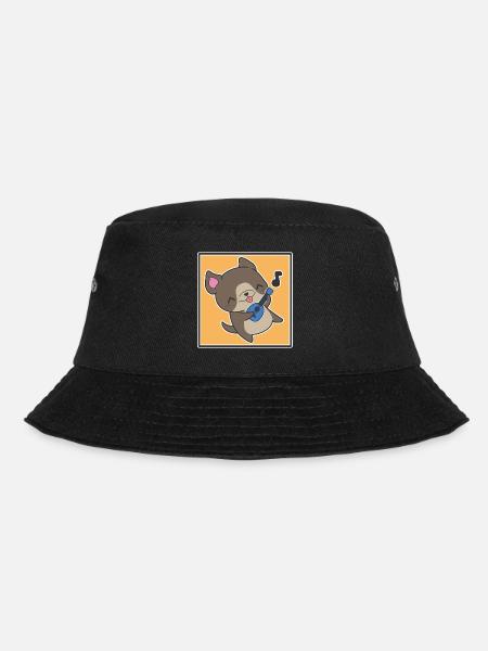 Chien avec ukulélé - Bob - noir