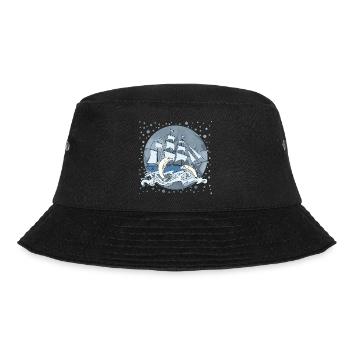 Sailing ship - Bucket Hat - black - Front - Lela (165cm)
