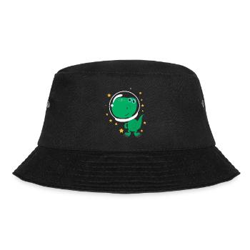 Space animals space dinosaur kids gift - Bucket Hat - black - Front - Lela (165cm)