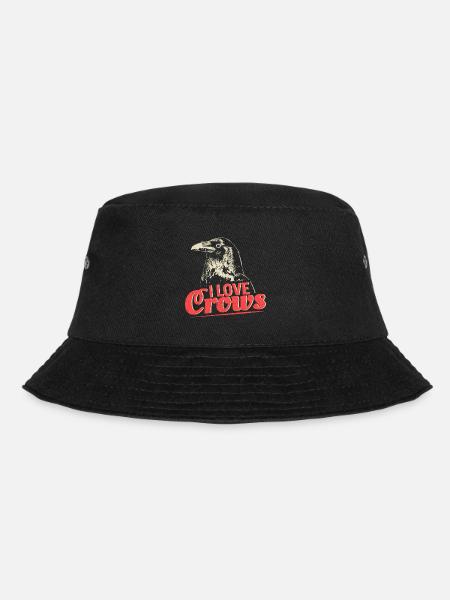 Crow soul bird - Bucket Hat - black