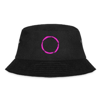 Kreis Symbol Kreisform Neue Variante - Bucket Hat - Schwarz - Vorne - Lela (165cm)