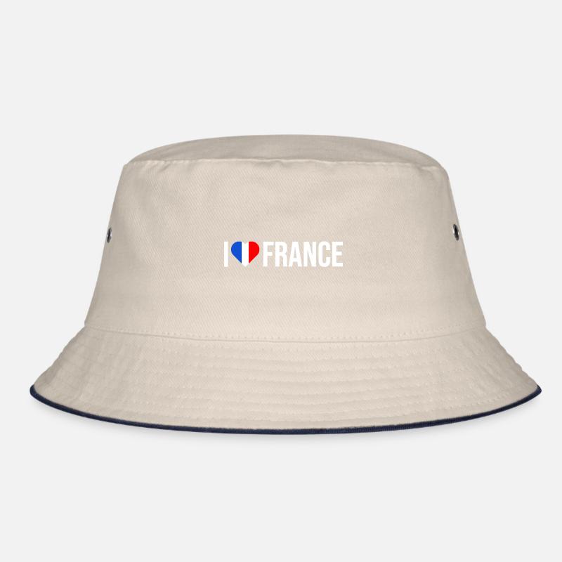 Ich liebe Frankreich Bucket Hat