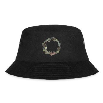 Christmas wreath - Bucket Hat - black - Front - Lela (165cm)