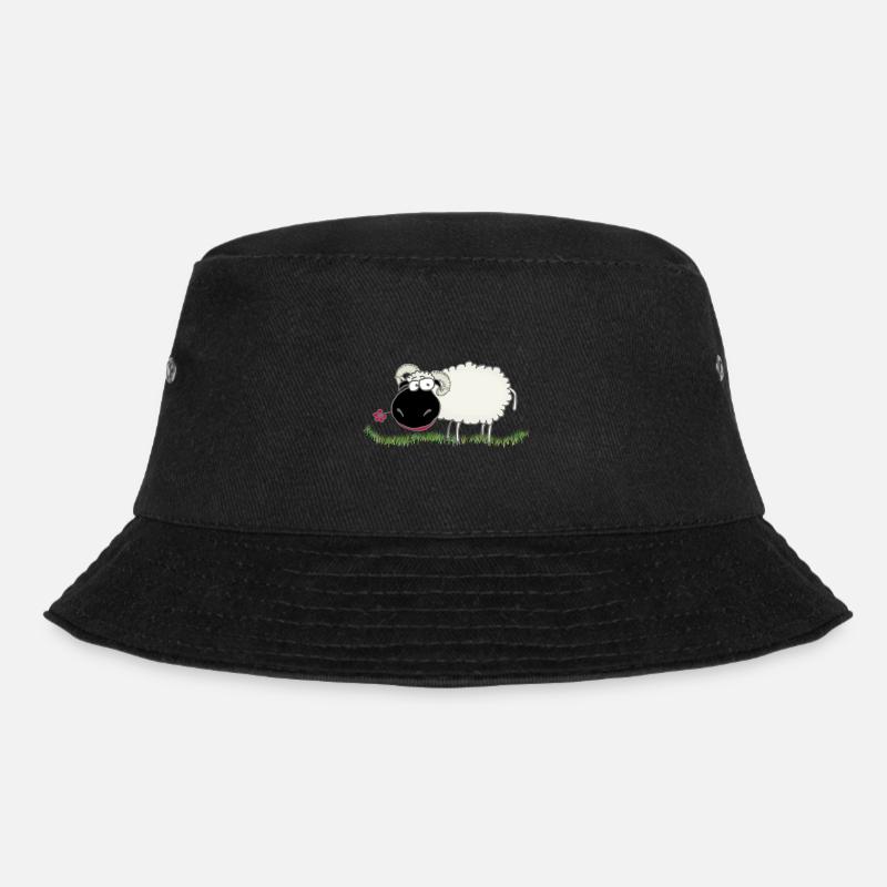Walliser Schwarznasenschaf - Bucket Hat - Schwarz
