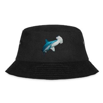 hammerhai - Bucket Hat - Schwarz - Vorne - Lela (165cm)