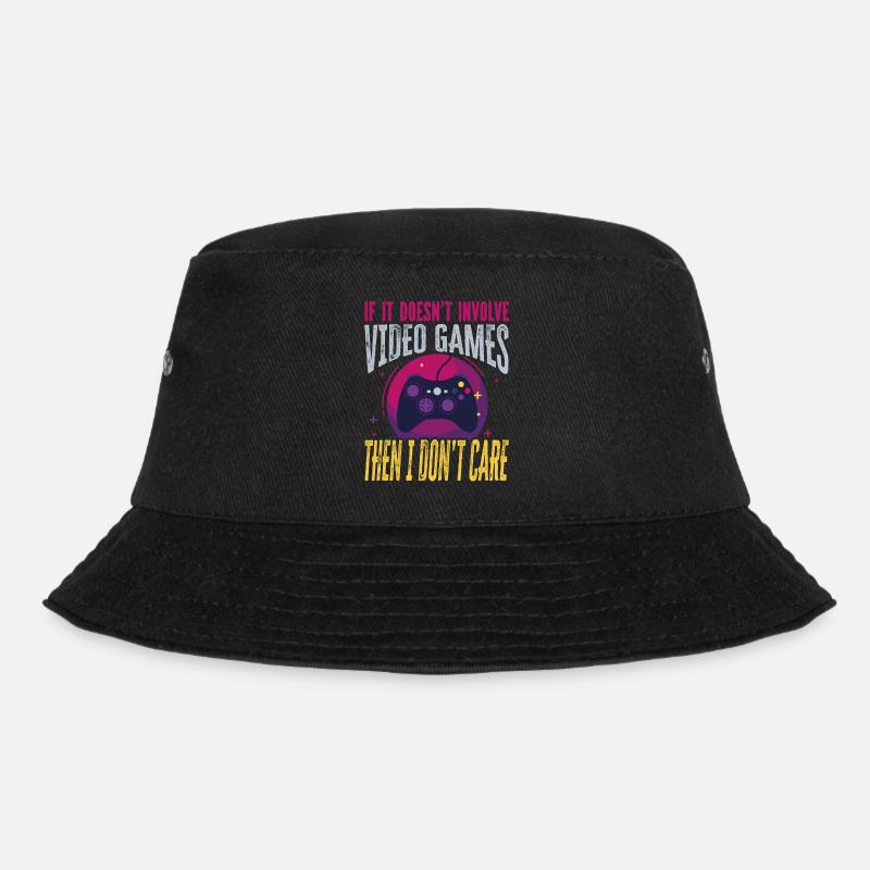 Gamer Gamer Designs - Bucket Hat - black