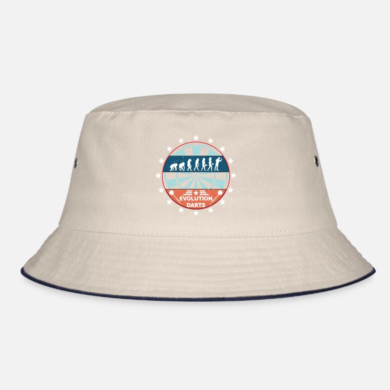 Evolution Darts Dartspieler Dartboard Dartpfeil Bucket Hat