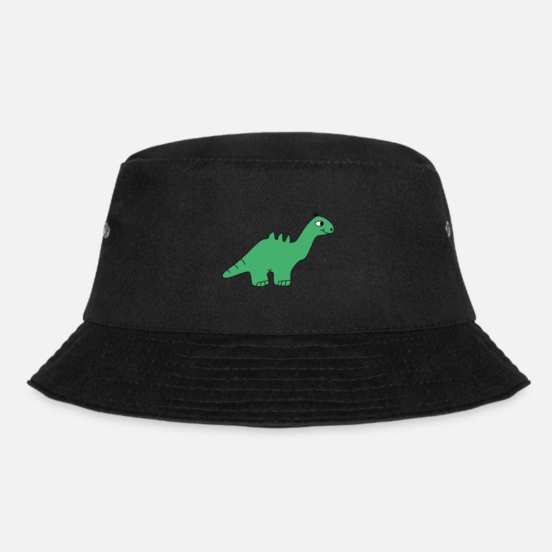 Dino - Bucket Hat - Schwarz