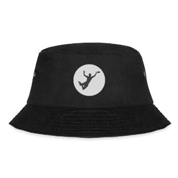 Scandinavian Colour Ultimate Frisbee Disc Sports - Bucket Hat - black - Front - Lela (165cm)