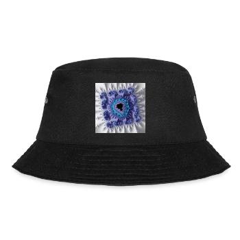 Fractal #X24 - Bucket Hat - black - Front - Lela (165cm)