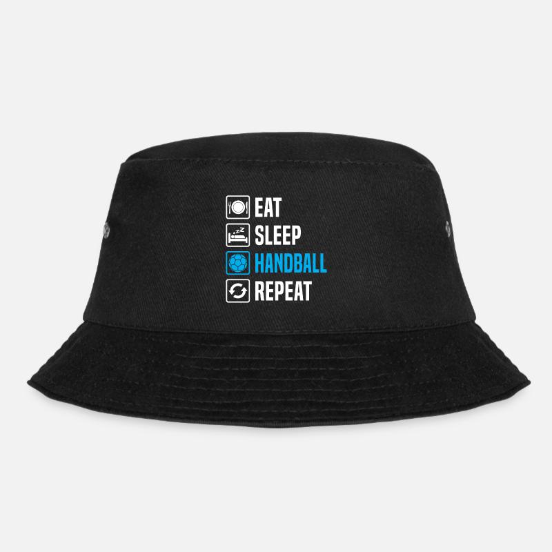 eat sleep handball repeat handballer - Bob - noir