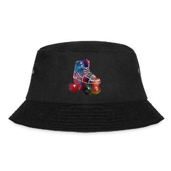 Rollschuhe Sport Kunst #roller #skates - Bucket Hat - Schwarz - Vorne - Lela (165cm)