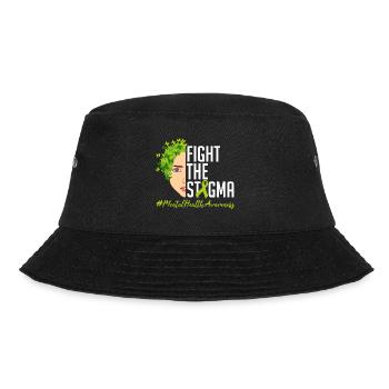 Mental Health Matters End The Stigma TShirt - Bucket Hat - Schwarz - Vorne - Lela (165cm)